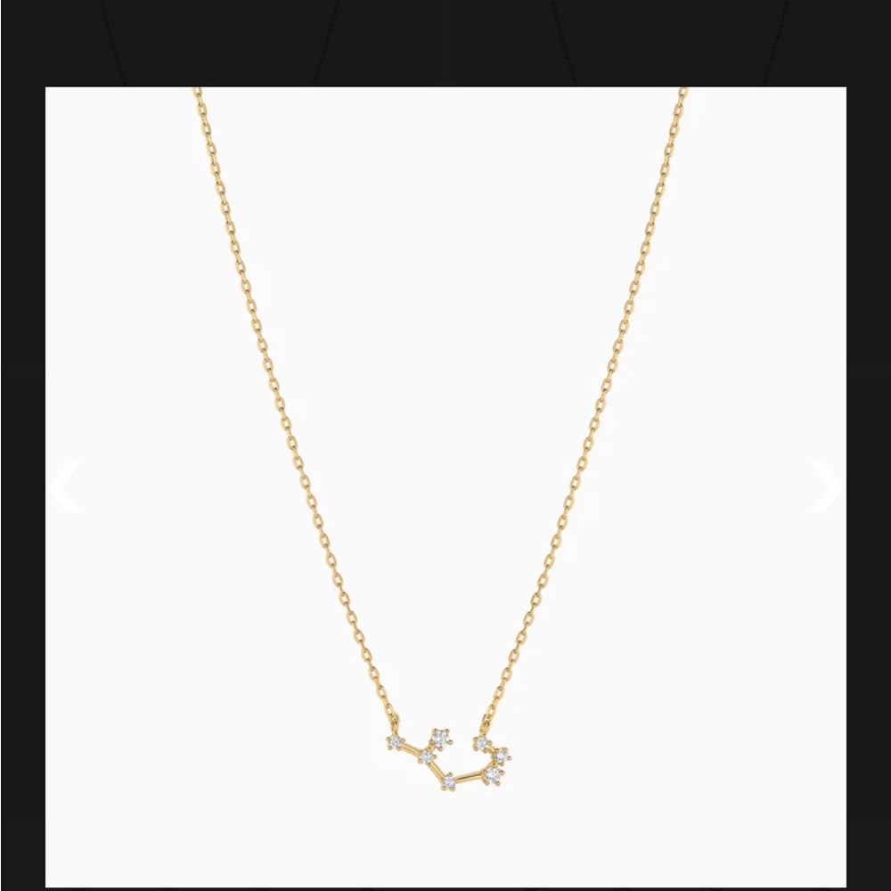 Bearfruit Jewelry Constellation Necklace in Rose Gold - Sagittarius